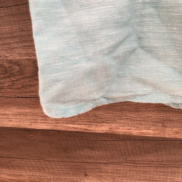 Perry Ellis Linen Shortsleeved Lightweight Button Down Shirt Small - Picture 6 of 7